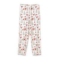 Christmas Santa Adult Bamboo Pajama Pants - Family Matching