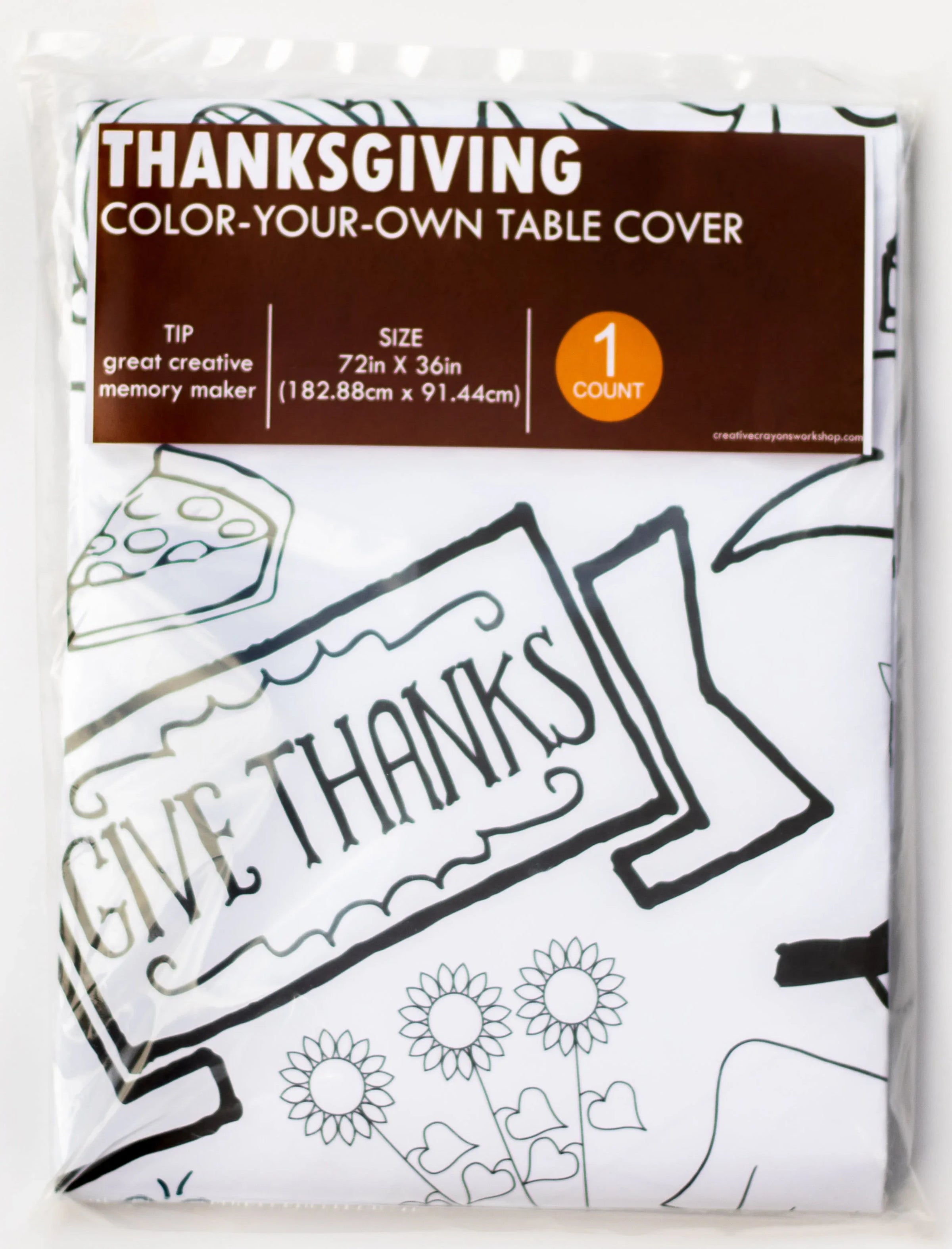 Thanksgiving Coloring Tablecloth - BIG FRENCHIES
