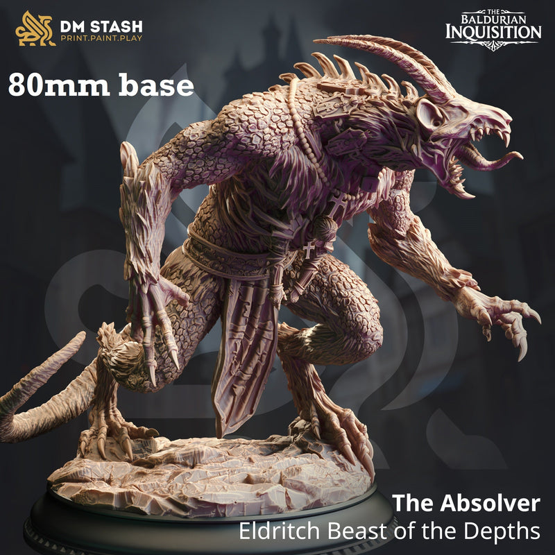 The Absolver, Eldritch Beast of the Depths-3D Printed Miniatures-BIG FRENCHIES-All Systems Go Games