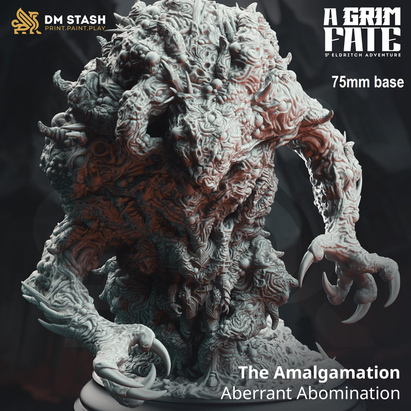 The Amalgamation, Aberrant Abomination-3D Printed Miniatures-BIG FRENCHIES-All Systems Go Games