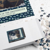 The Death of the Gravedigger by Carlos Schwabe: Spooky Art History Puzzle - BIG FRENCHIES
