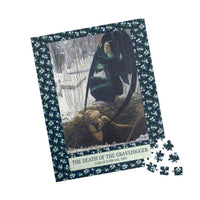 The Death of the Gravedigger by Carlos Schwabe: Spooky Art History Puzzle - BIG FRENCHIES