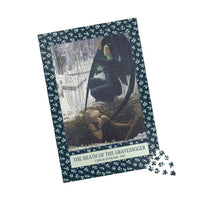 The Death of the Gravedigger by Carlos Schwabe: Spooky Art History Puzzle - BIG FRENCHIES
