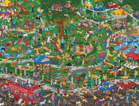 The Dog Park 1000 Piece Jigsaw Puzzle | Springbok Puzzles - BIG FRENCHIES