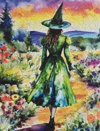 The Green Witches Journey 500 Piece Jigsaw Puzzle - Limited Release | Springbok Puzzles - BIG FRENCHIES