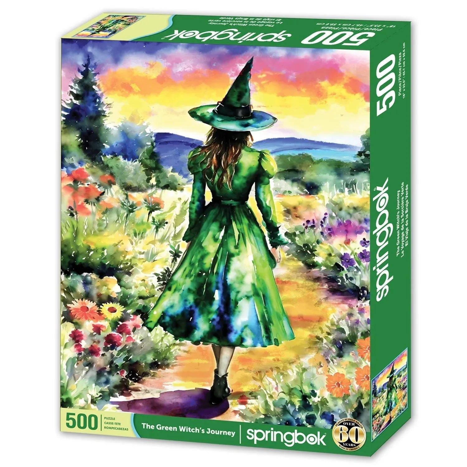 The Green Witches Journey 500 Piece Jigsaw Puzzle - Limited Release | Springbok Puzzles - BIG FRENCHIES