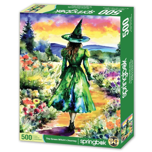 The Green Witches Journey 500 Piece Jigsaw Puzzle - Limited Release | Springbok Puzzles - BIG FRENCHIES