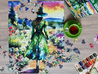 The Green Witches Journey 500 Piece Jigsaw Puzzle - Limited Release | Springbok Puzzles - BIG FRENCHIES