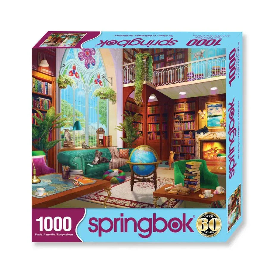 The Library 1000 Piece Jigsaw Puzzle by Springbok Puzzles - BIG FRENCHIES