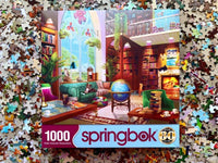 The Library 1000 Piece Jigsaw Puzzle by Springbok Puzzles - BIG FRENCHIES