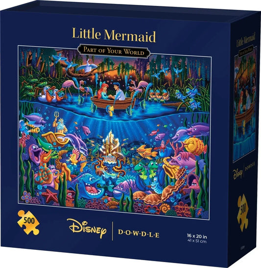 The Little Mermaid - Part of your world 500 Piece Jigsaw Puzzle | Dowdle Puzzles - BIG FRENCHIES
