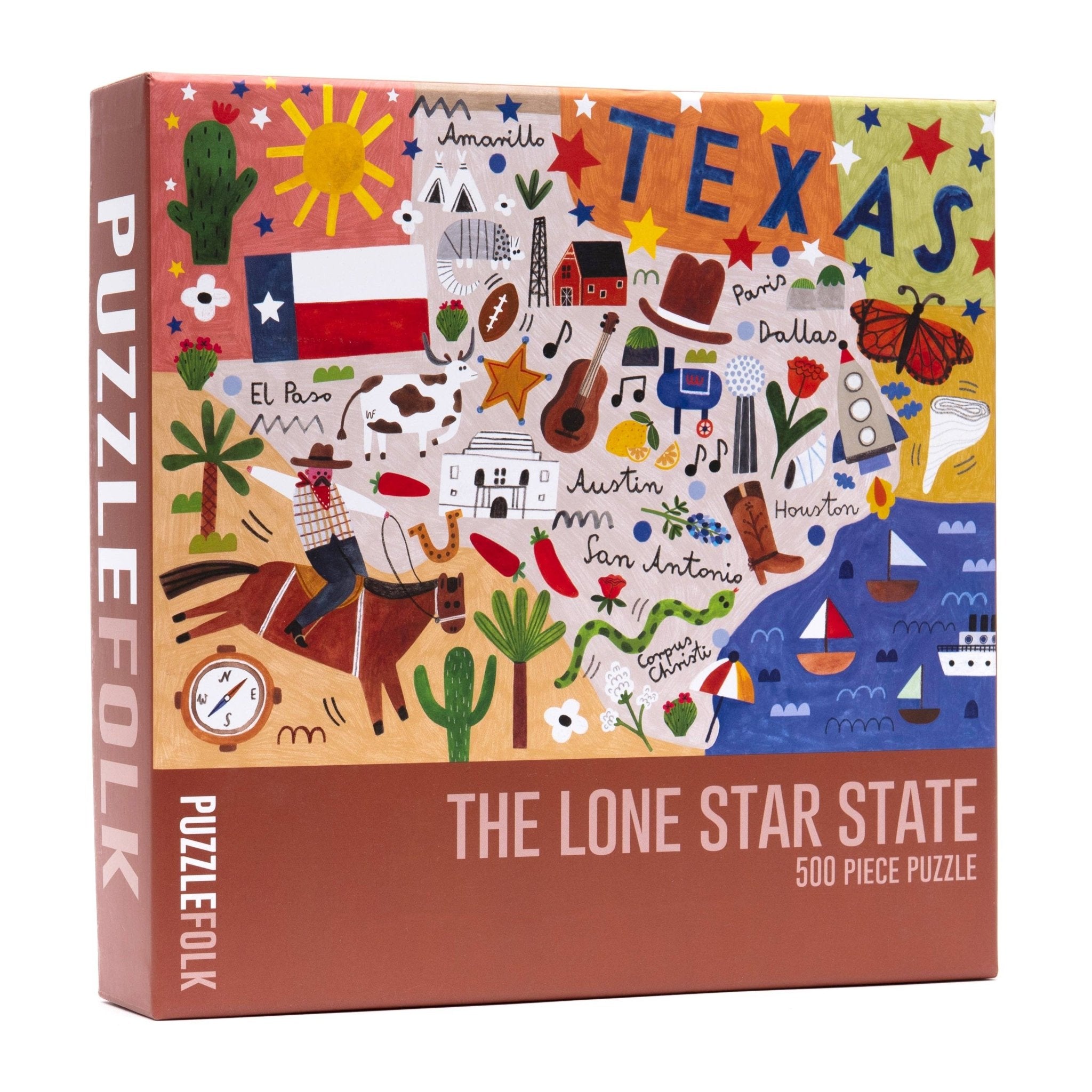 The Lone Star State 500 Piece Jigsaw Puzzle | Puzzlefolk