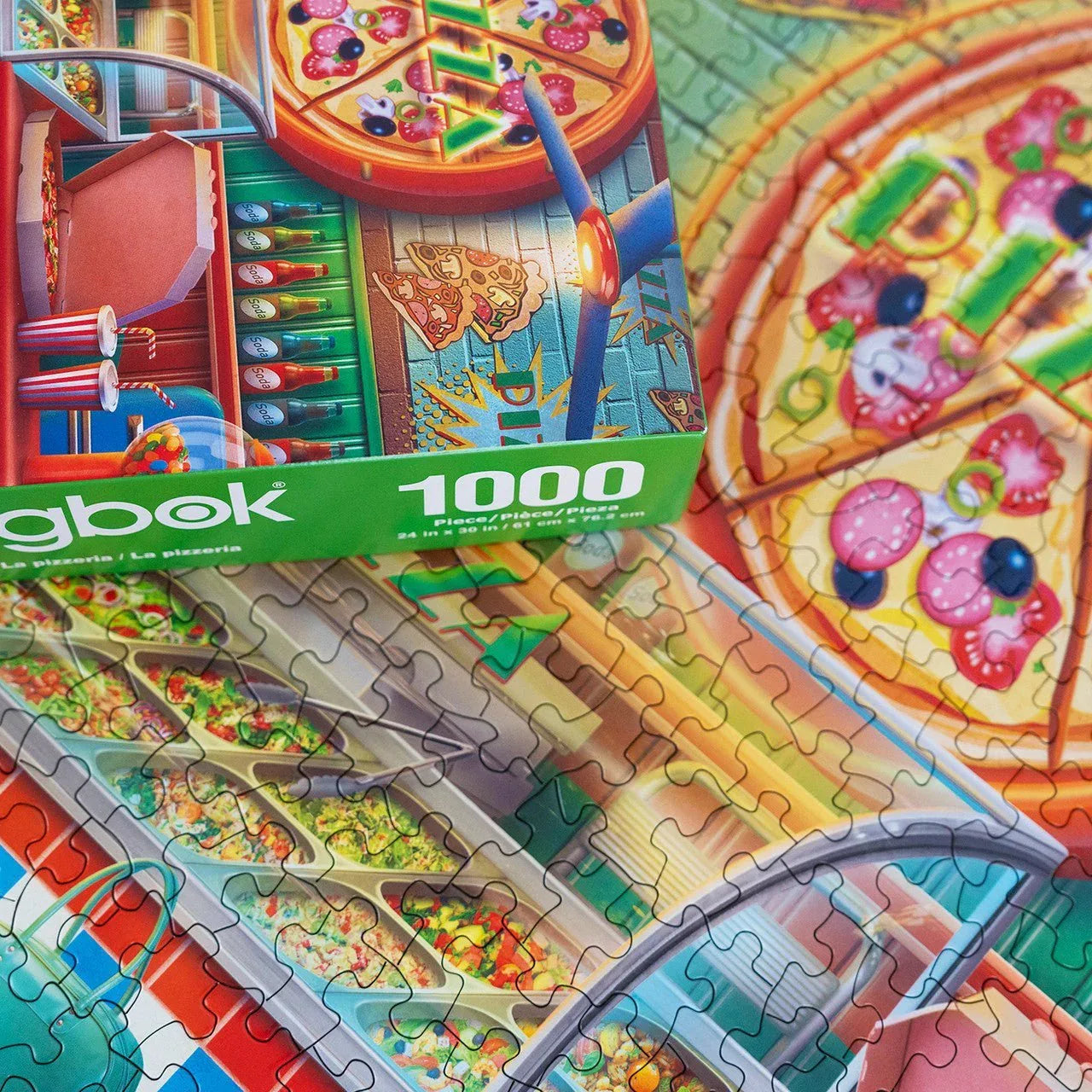 The Pizza Shop 1000 Piece Jigsaw Puzzle by Springbok Puzzles - BIG FRENCHIES