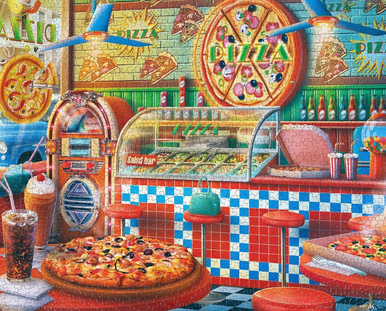 The Pizza Shop 1000 Piece Jigsaw Puzzle by Springbok Puzzles - BIG FRENCHIES