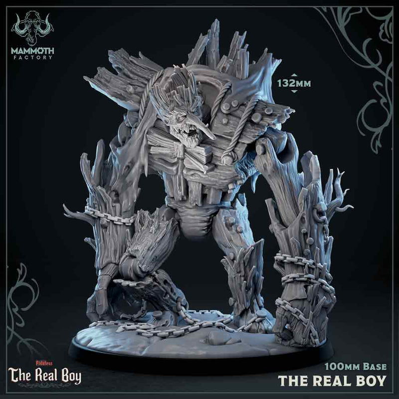 The Real Boy (Puppet Construct)-3D Printed Miniatures-BIG FRENCHIES-All Systems Go Games