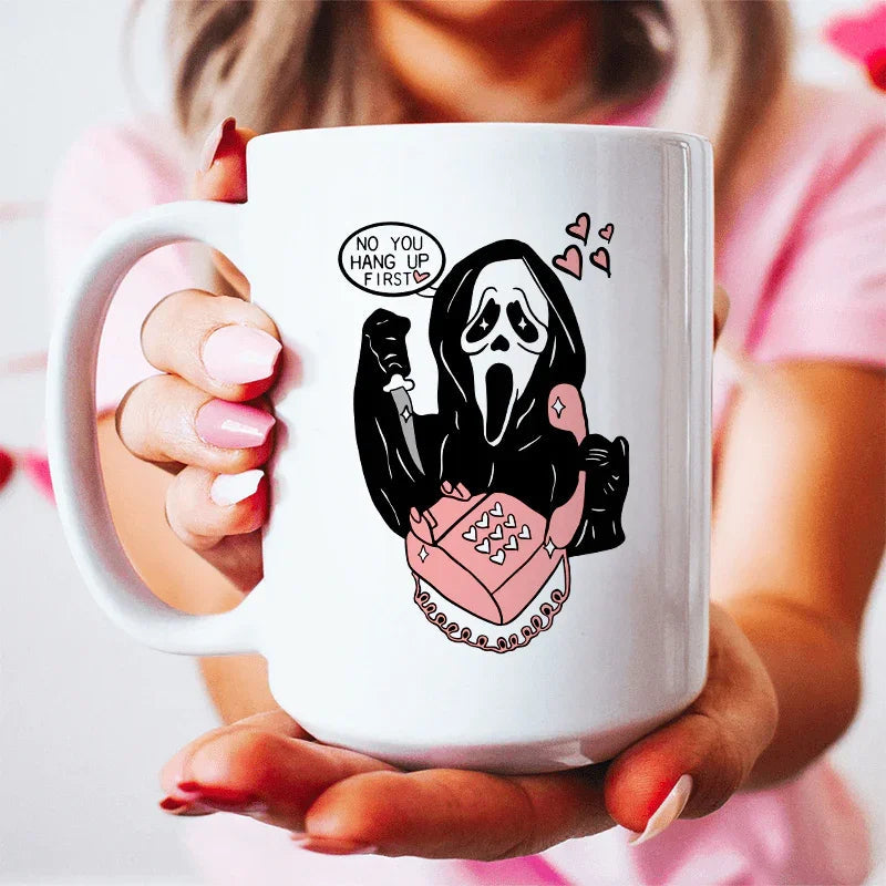 The Reaper You Hang Up First Ceramic Mug 15 oz