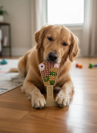 Waffle Tower Nylon Chew & Enrichment Toy | 2-in-1 for Aggressive Chewers | SodaPup - BIG FRENCHIES