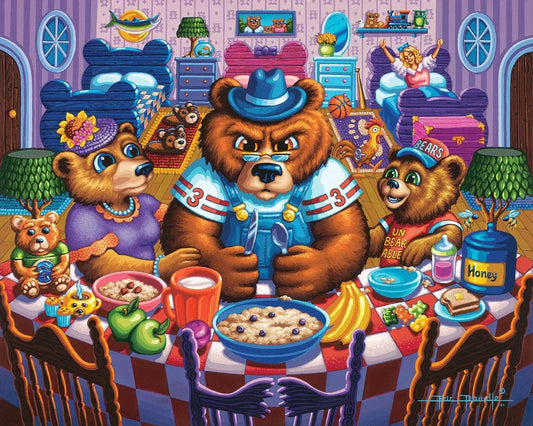 The Three Bears 500 Piece Jigsaw Puzzle by Dowdle - BIG FRENCHIES