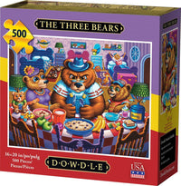 The Three Bears 500 Piece Jigsaw Puzzle by Dowdle - BIG FRENCHIES
