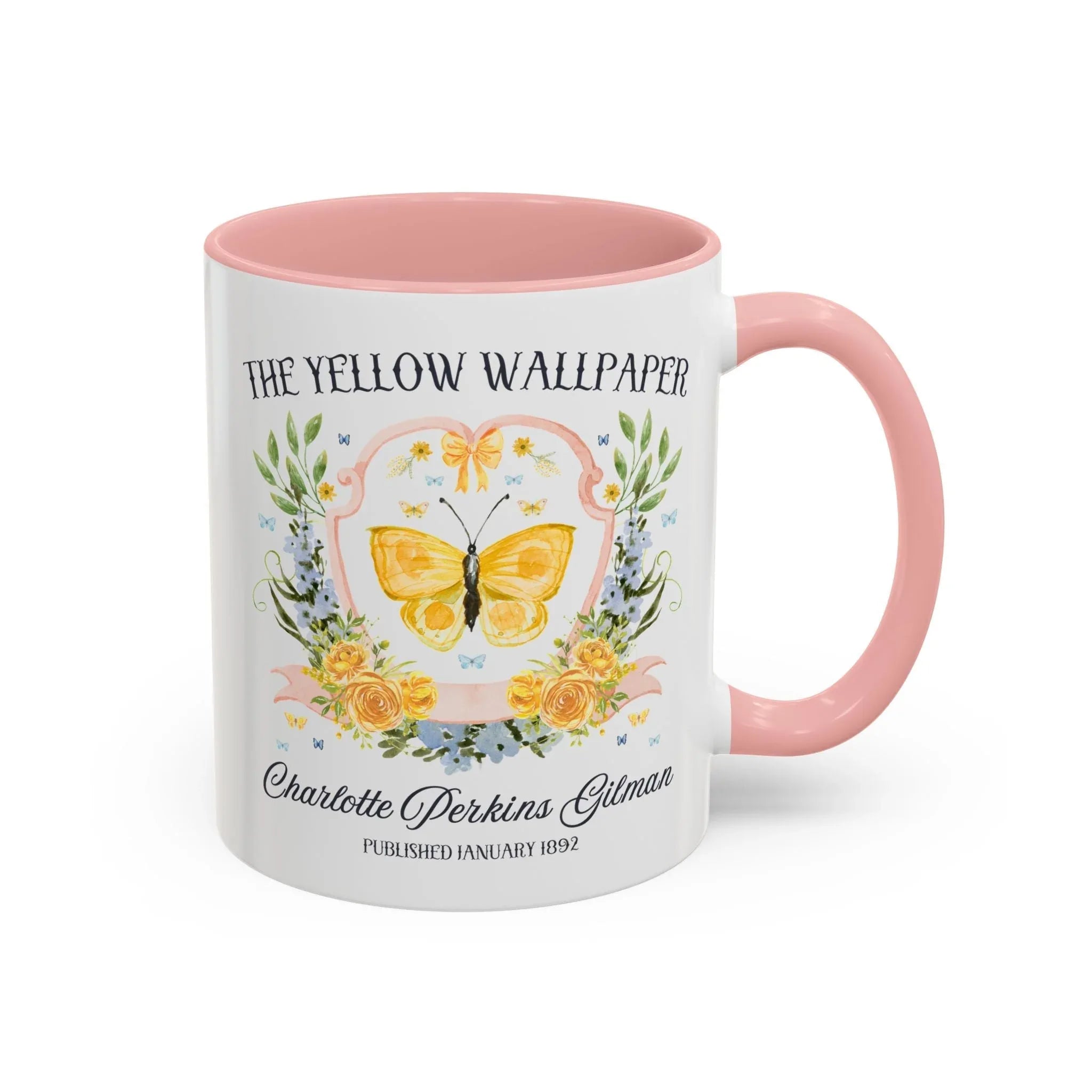The Yellow Wallpaper by Charlotte Perkins Gilman Coffee Mug - BIG FRENCHIES