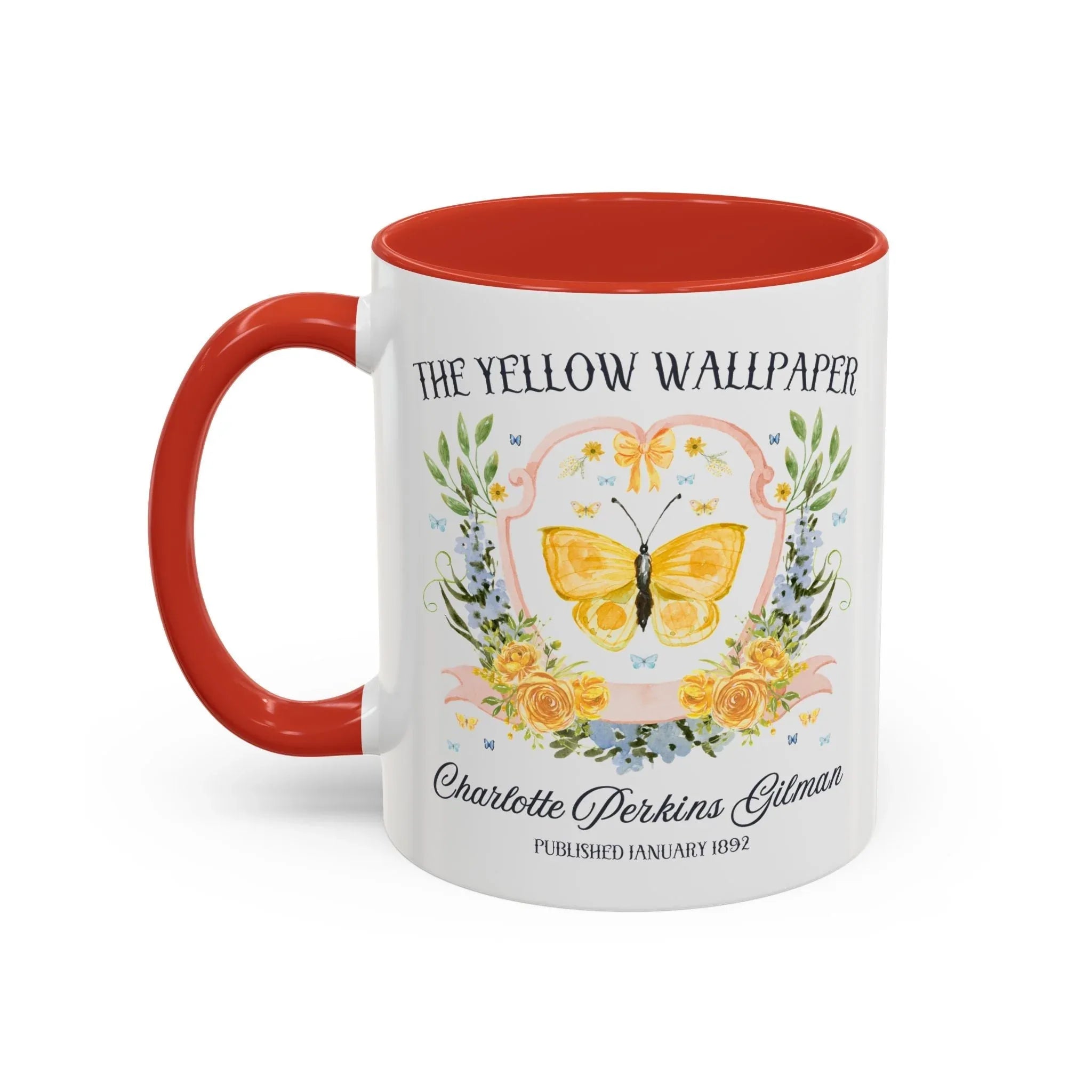 The Yellow Wallpaper by Charlotte Perkins Gilman Coffee Mug - BIG FRENCHIES