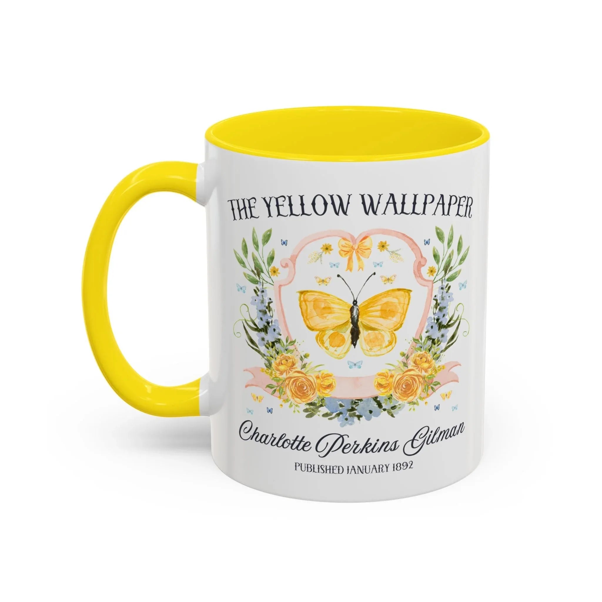 The Yellow Wallpaper by Charlotte Perkins Gilman Coffee Mug - BIG FRENCHIES