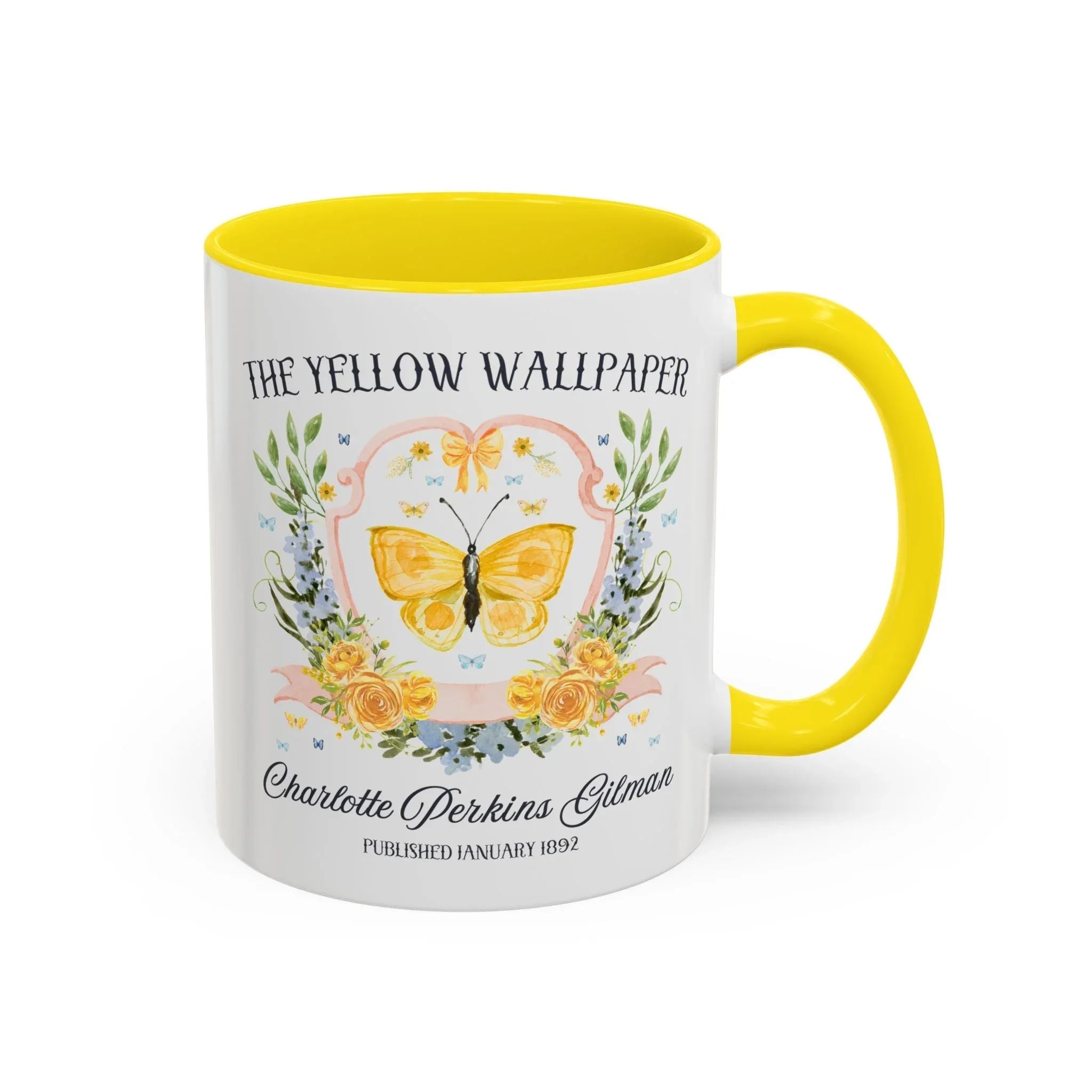 The Yellow Wallpaper by Charlotte Perkins Gilman Coffee Mug - BIG FRENCHIES
