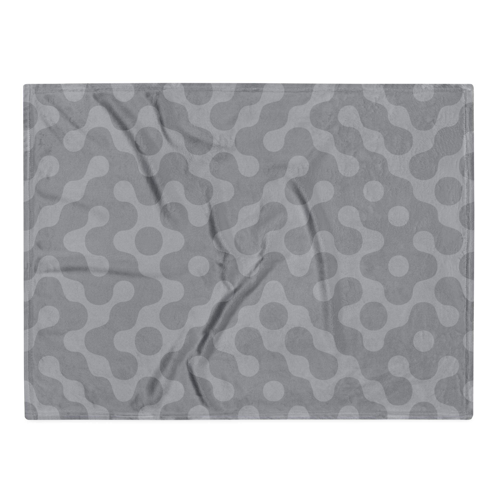 Sebastian & Clementine Gray Morphing Throw Blanket