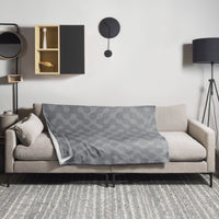 Sebastian & Clementine Gray Morphing Throw Blanket