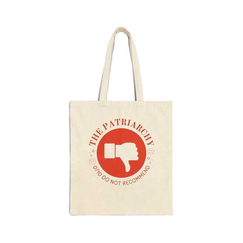 Thumbs Down Feminist Tote Bag - BIG FRENCHIES