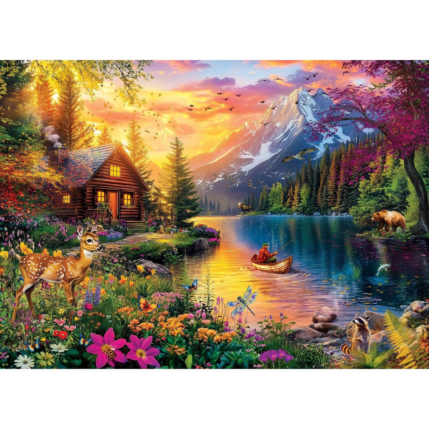 Time Away Evening Tranquility 1000 Piece Jigsaw Puzzle | Masterpieces Puzzles - BIG FRENCHIES