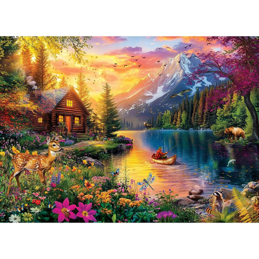 Time Away Evening Tranquility 1000 Piece Jigsaw Puzzle | Masterpieces Puzzles - BIG FRENCHIES