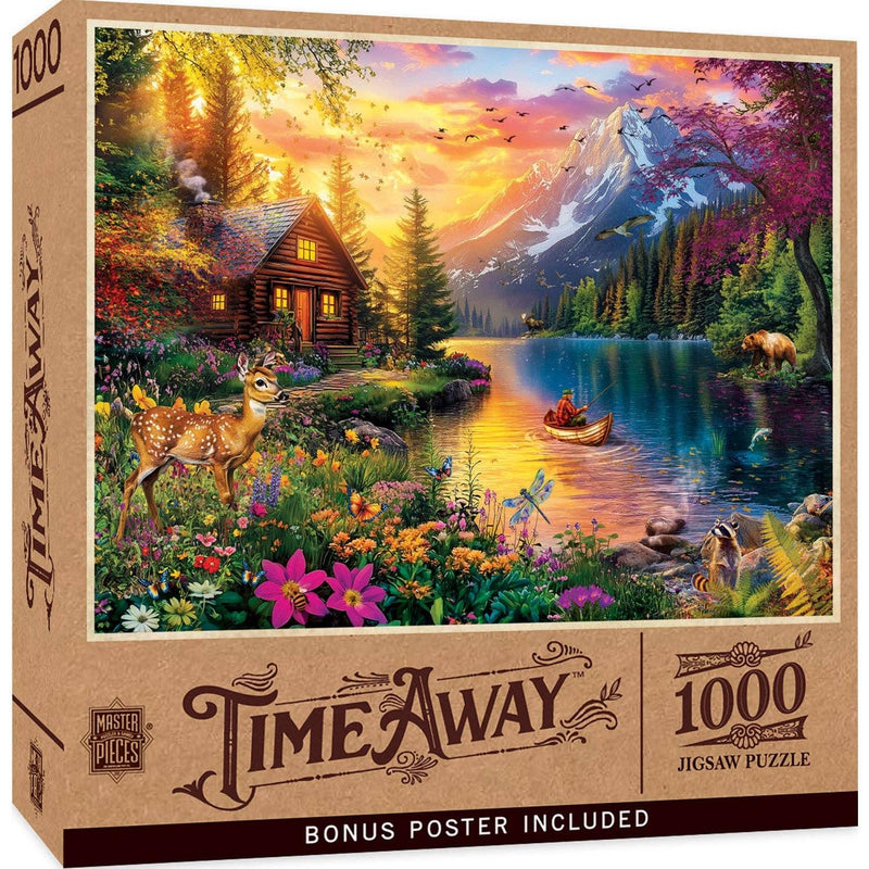 Time Away Evening Tranquility 1000 Piece Jigsaw Puzzle | Masterpieces Puzzles - BIG FRENCHIES