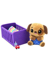 Tiny Tukkins Blind Pack - 6 piece set with Crib, Accessories and a mystery Plush - BIG FRENCHIES
