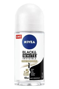 Nivea Black _peksi PŸrŸzsŸzlŸk Roll-On Deodorant for Women - 48-Hour Protection, Moisturizing