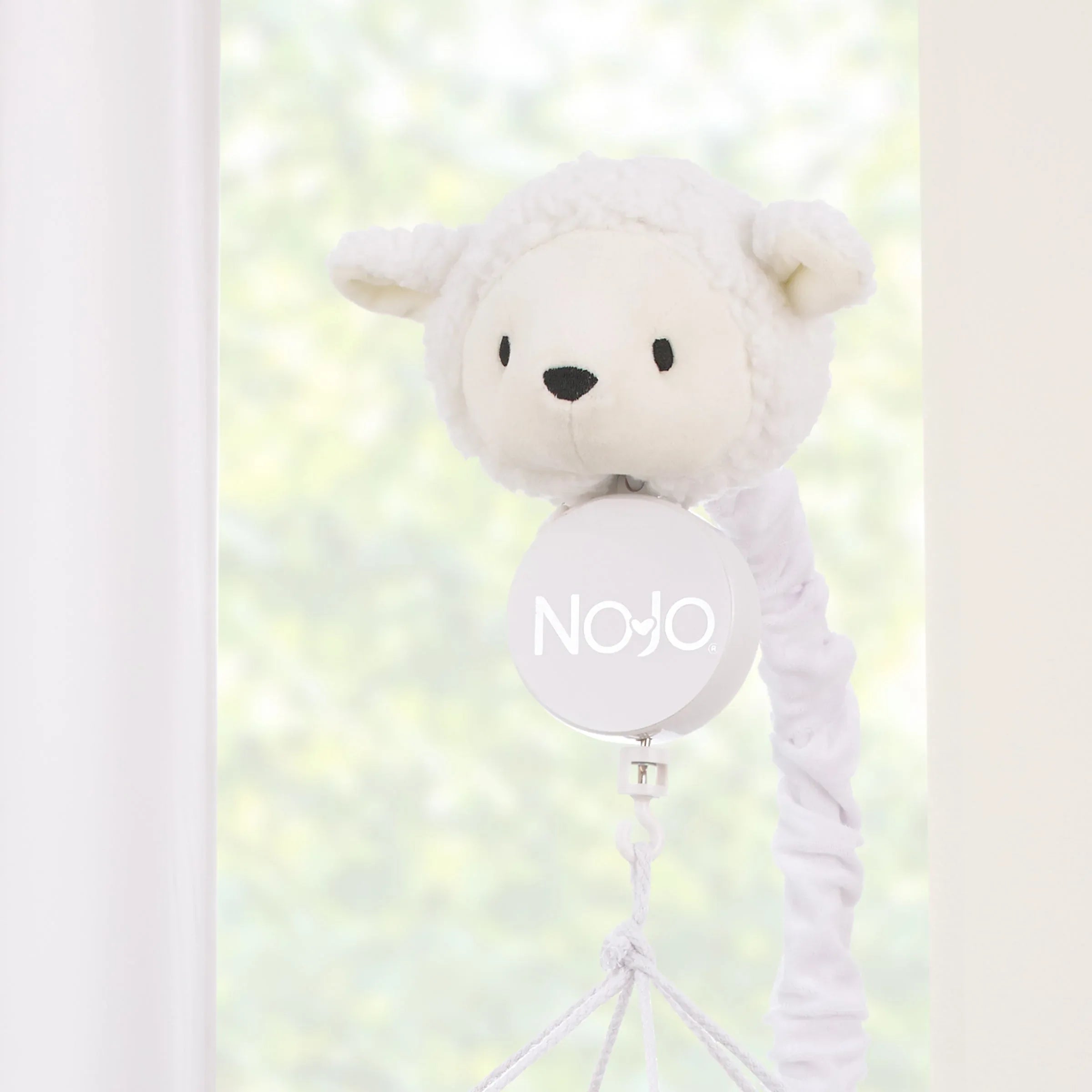 Plush Sheep Ivory and Gray Stars and Sheep Musical Mobile - BIG FRENCHIES