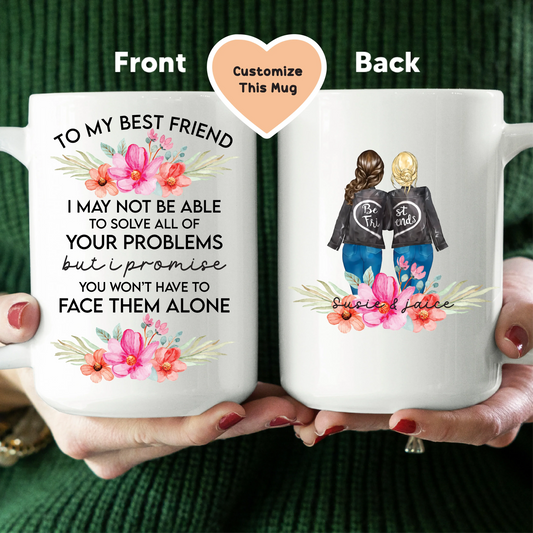 To My Best Friend Custom Mug - BIG FRENCHIES