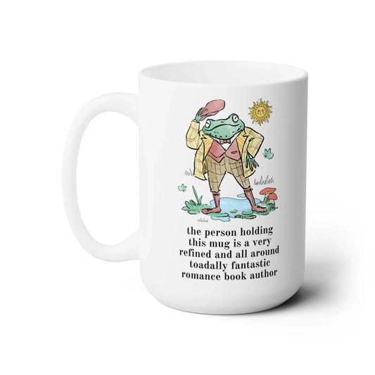 Toadally Fantastic Romance Book Author Coffee Mug - BIG FRENCHIES