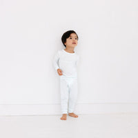 Cloud Stripe Bamboo Toddler Pajama Set - BIG FRENCHIES