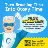 Captain Cavity Kids Character Toy Toothbrush - BIG FRENCHIES