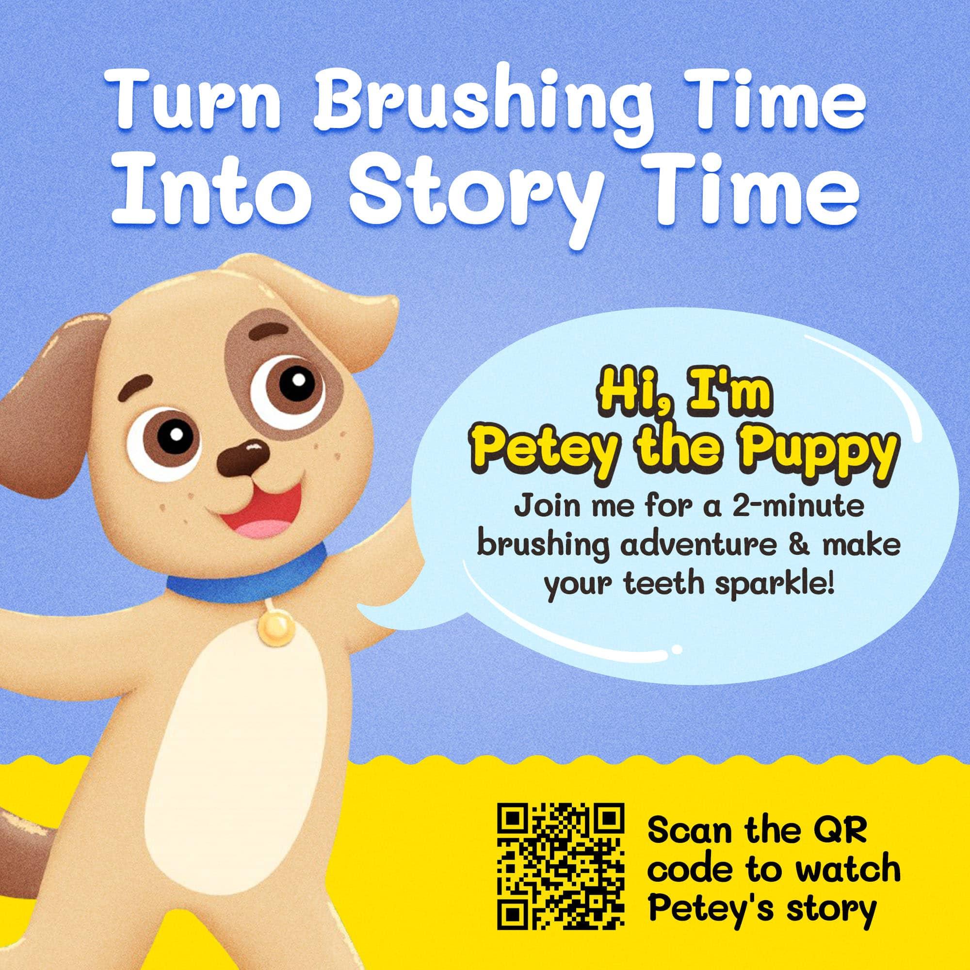 Petey the Puppy Toothbrush for Kids With Bonus Brush - BIG FRENCHIES