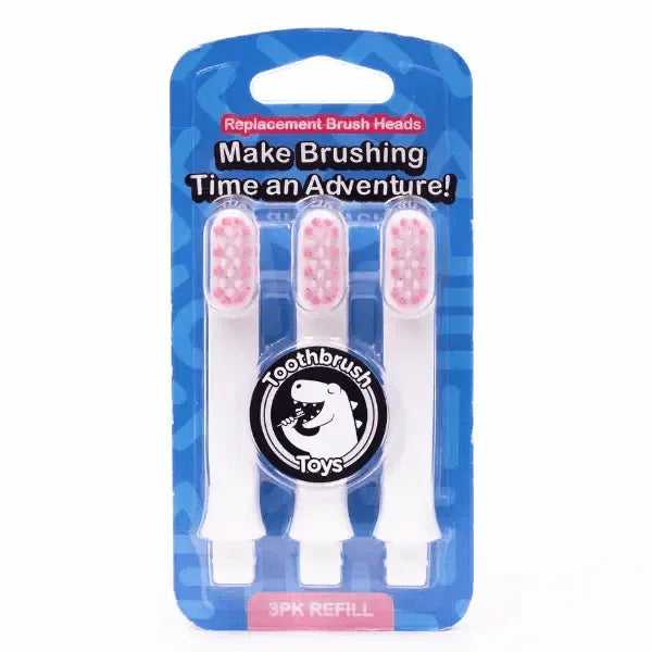Toothbrush Toys Kids Toothbrush Replacement Heads 3-Pack - BIG FRENCHIES