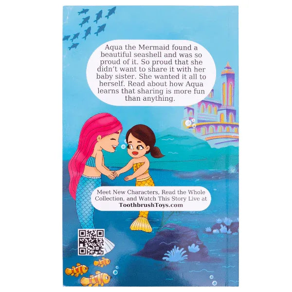 Aqua the Mermaid Storybook for Kids - Aqua Seashell Adventure - BIG FRENCHIES
