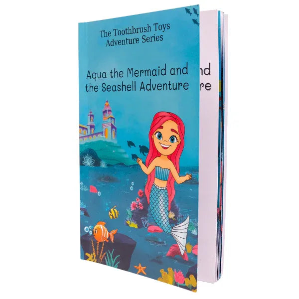 Aqua the Mermaid Storybook for Kids - Aqua Seashell Adventure - BIG FRENCHIES