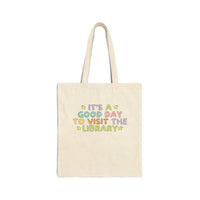 Tote: A Good Day to Visit the Library - BIG FRENCHIES