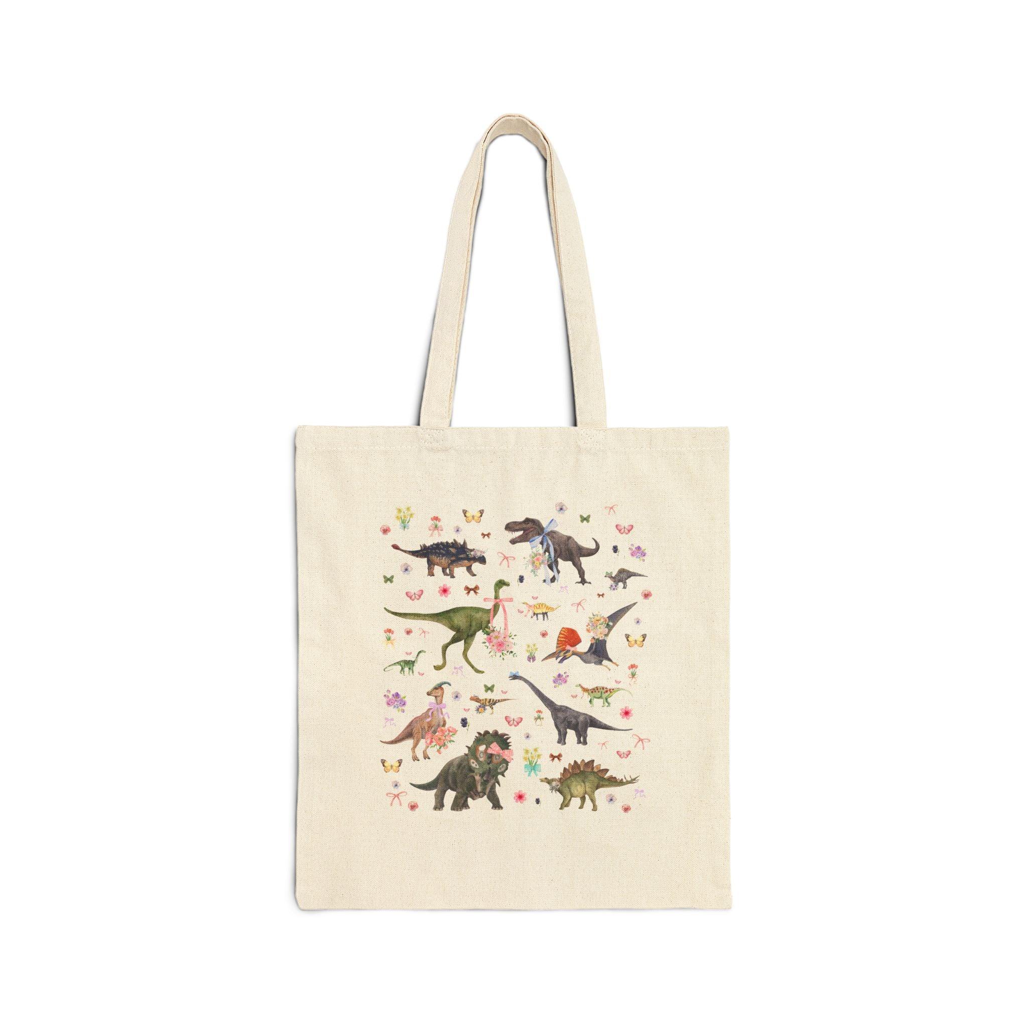 Tote: Dinosaurs Wearing Bows - BIG FRENCHIES