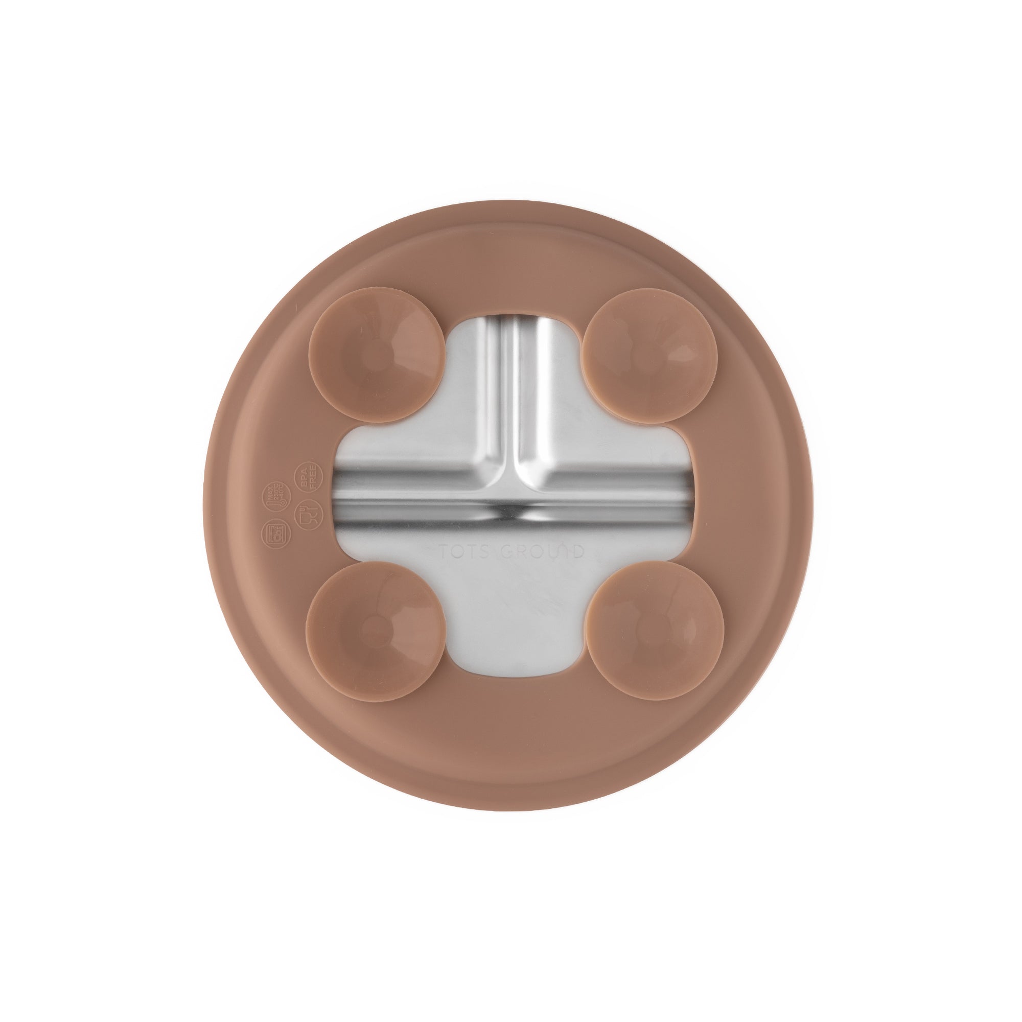 Stainless Steel Plate Set of 2 (Mocha Mousse & Sage Green)