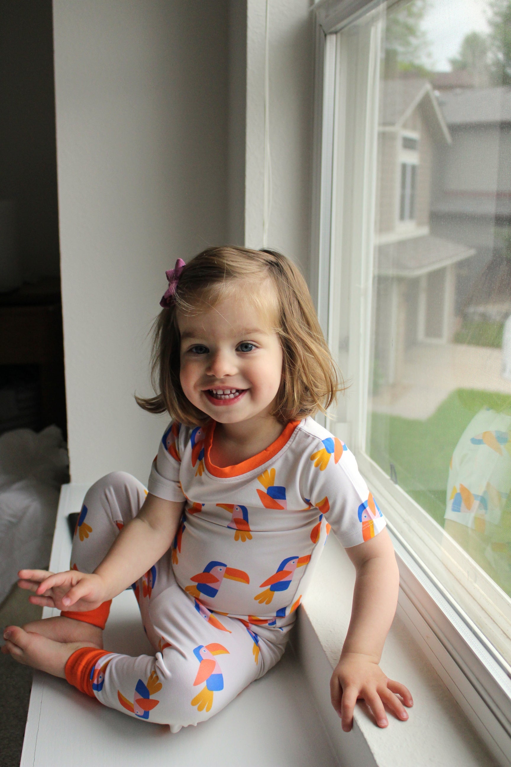 Toucan Short Sleeve Pajama Set - BIG FRENCHIES