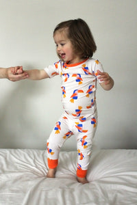 Toucan Short Sleeve Pajama Set - BIG FRENCHIES
