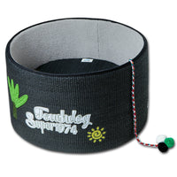 Touchcat 'Claw-ver Nest' Rounded Scratching Cat Bed w/ Teaser Toy - BIG FRENCHIES